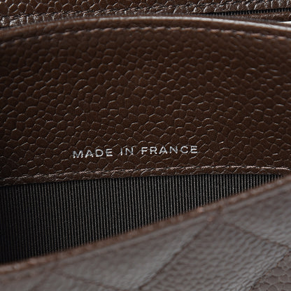 Chanel Caviar Quilted Small Flap Wallet Brown 6 of 8