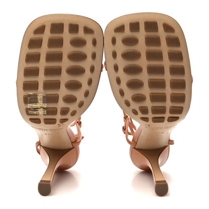 Bottega Veneta Crush Calfskin The Line 90mm Sandals 37.5 Clay 5 of 8