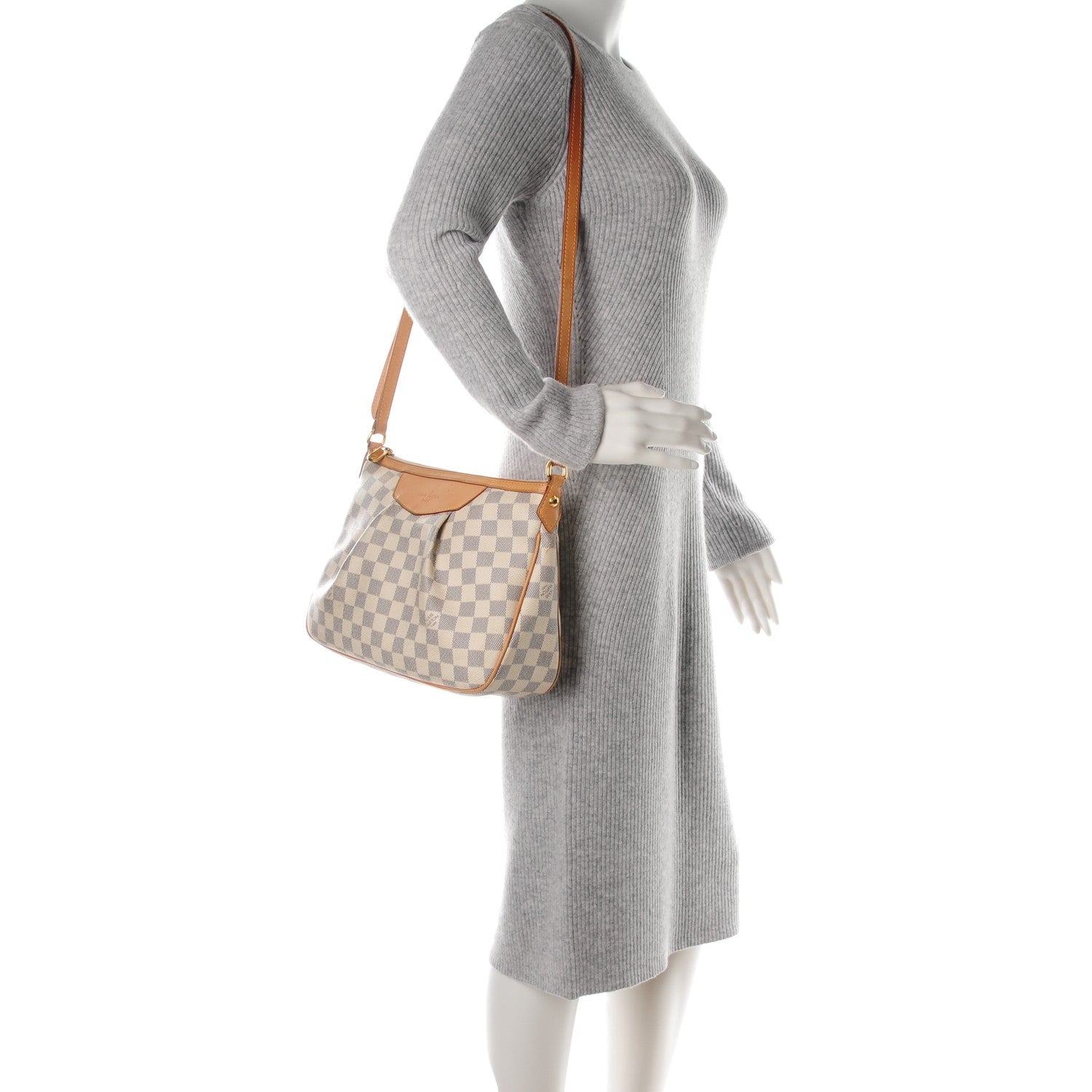 Louis Vuitton Damier Azur Siracusa PM 2 of 9