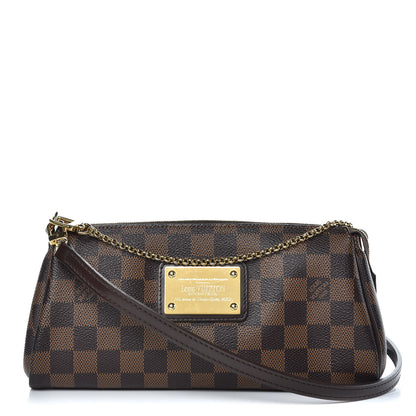 Louis Vuitton Damier Ebene Eva Clutch 1 of 9