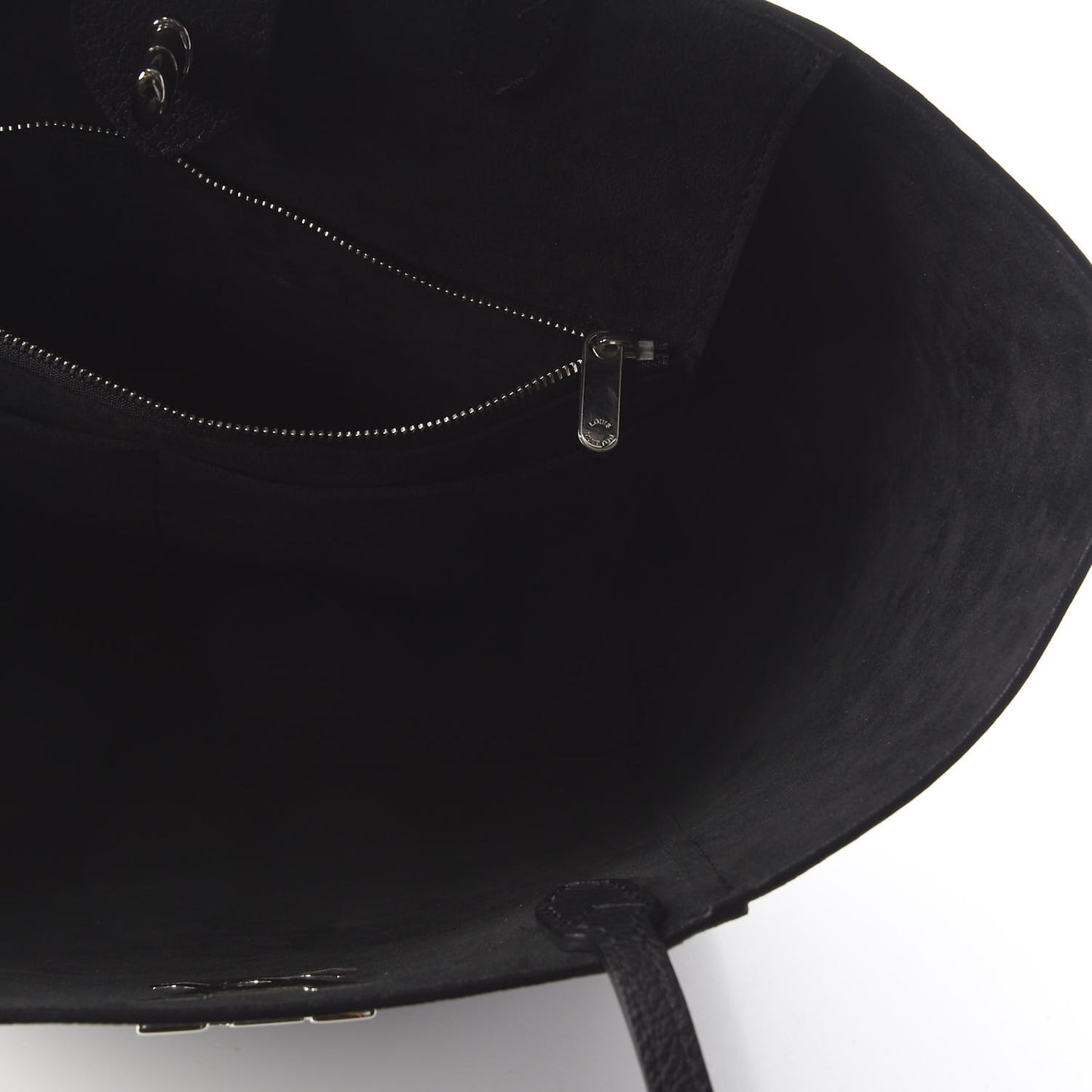 Calfskin Lockme Cabas Black