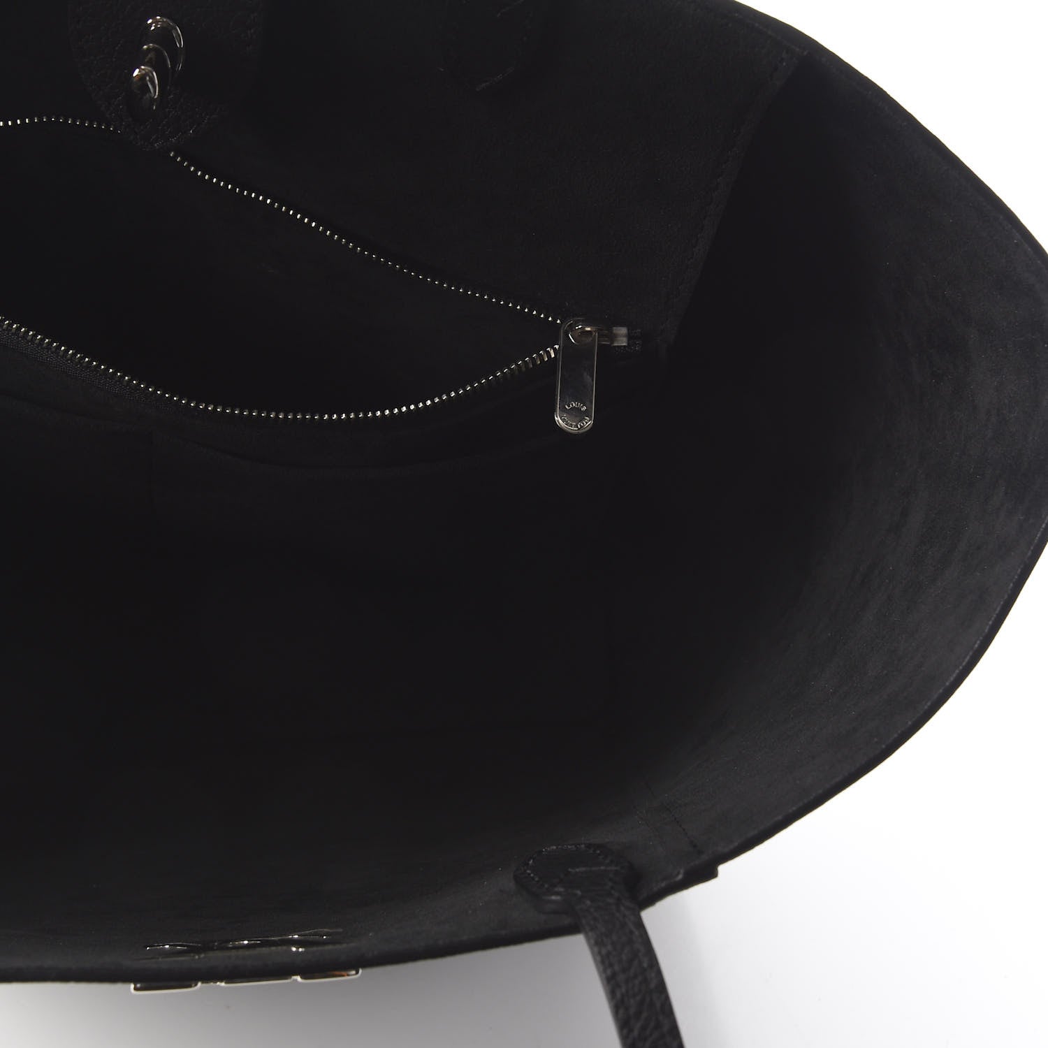 Louis Vuitton Calfskin Lockme Cabas Black 5 of 10