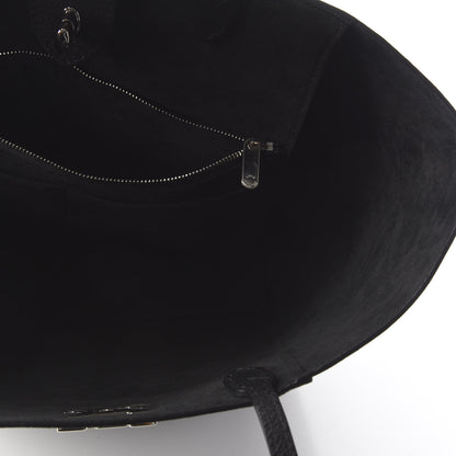 Louis Vuitton Calfskin Lockme Cabas Black 5 of 10