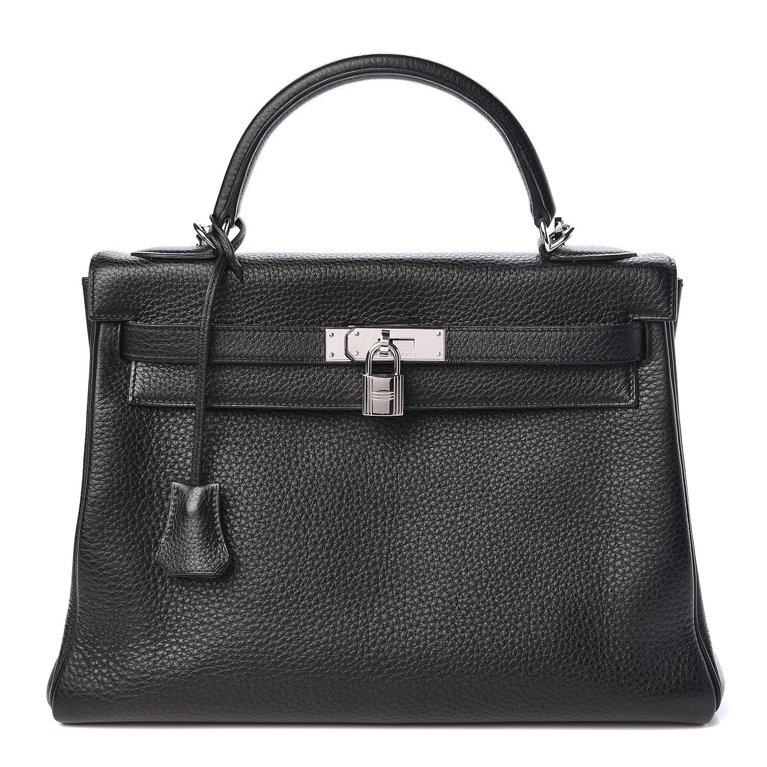 Hermes Taurillon Clemence Kelly Retourne 32 Black 1 of 37
