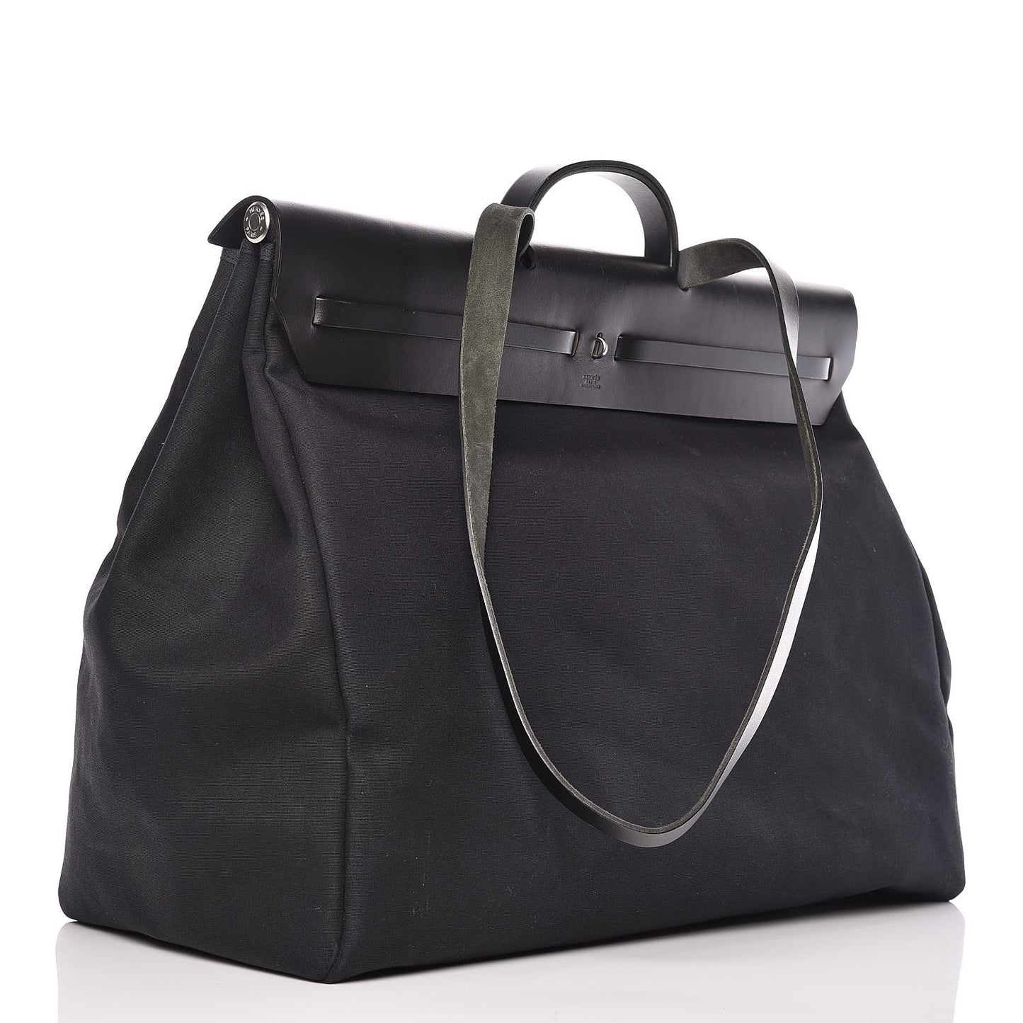 Toile Vache Calfskin Herbag Cabin Black