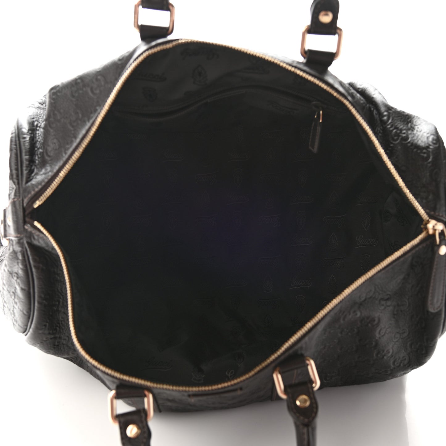 Guccissima Large Joy Boston Brown