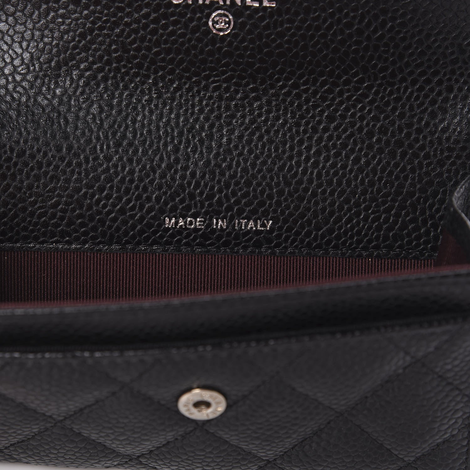 Chanel Caviar Quilted Flap Card Holder Black 7 of 10