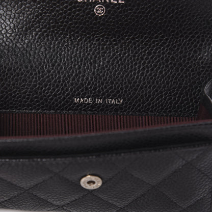 Chanel Caviar Quilted Flap Card Holder Black 7 of 10