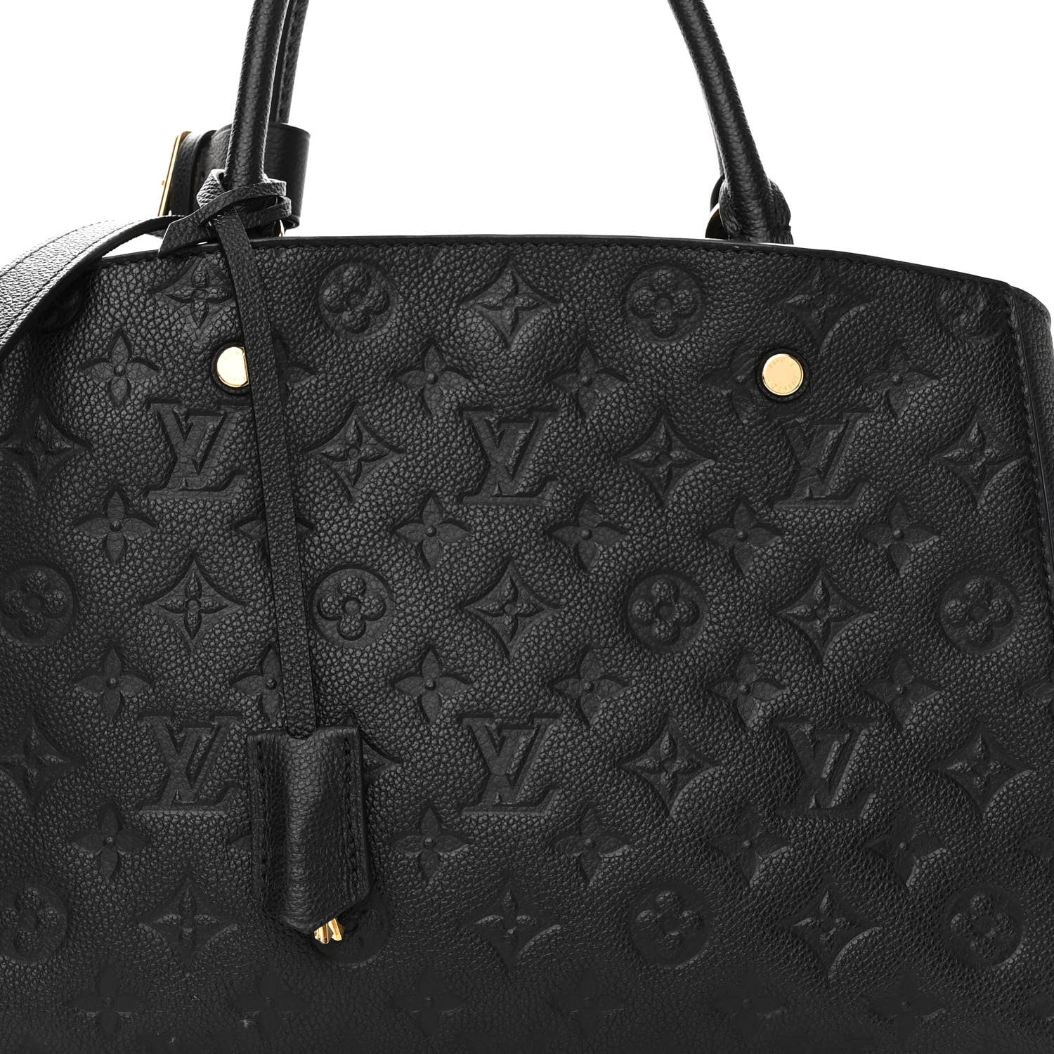 Louis Vuitton Empreinte Montaigne MM Black 7 of 10