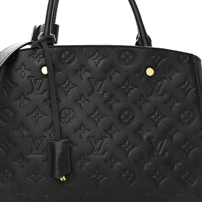 Louis Vuitton Empreinte Montaigne MM Black 7 of 10