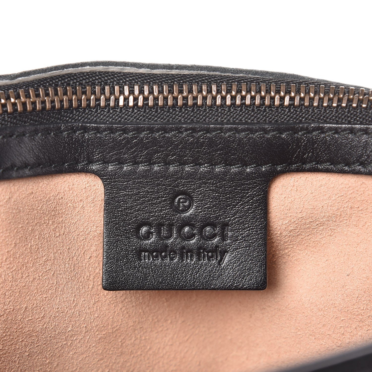Gucci Calfskin Matelasse Medium GG Marmont Shoulder Bag Black 6 of 10