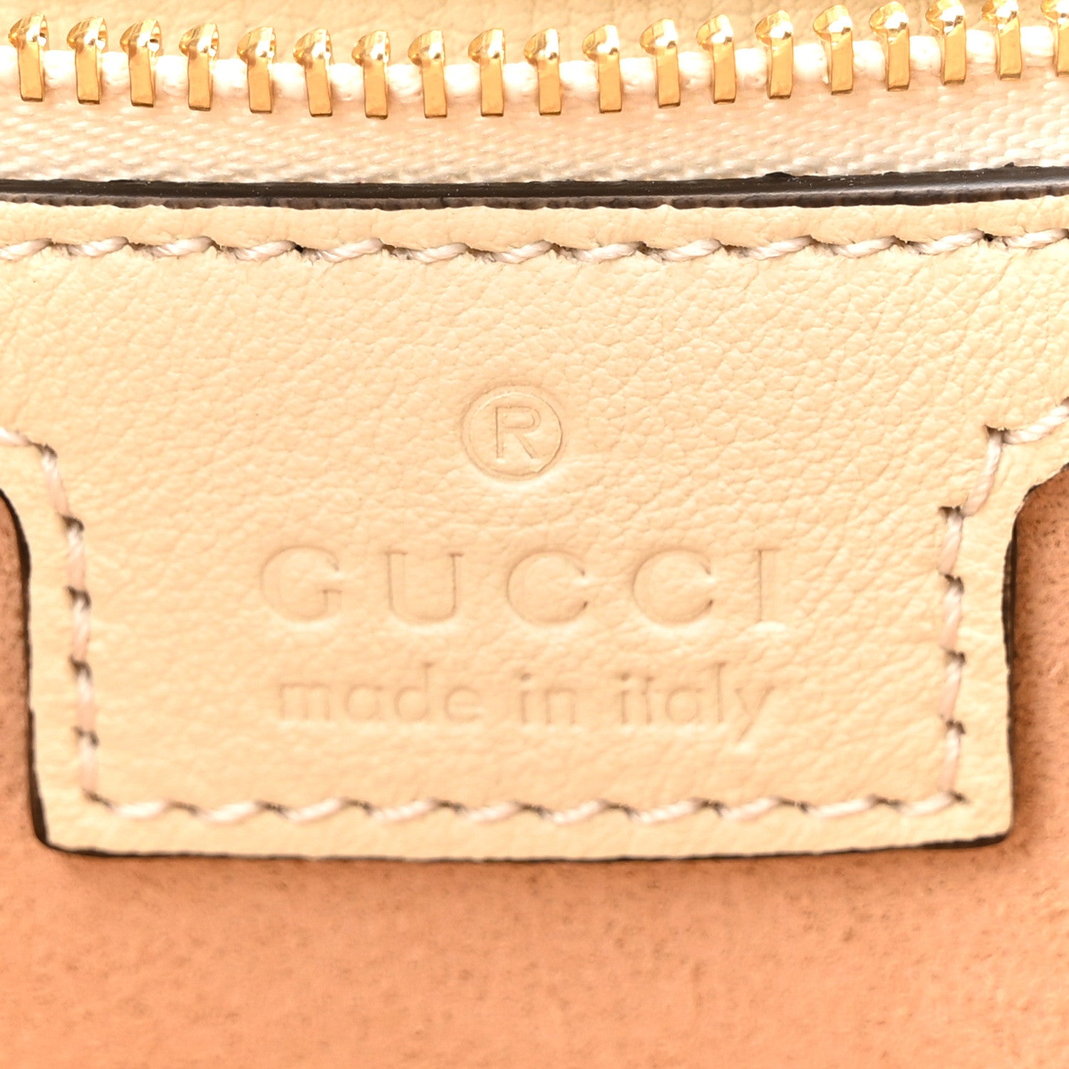 Gucci GG Supreme Monogram Medium Padlock Tote White 6 of 11