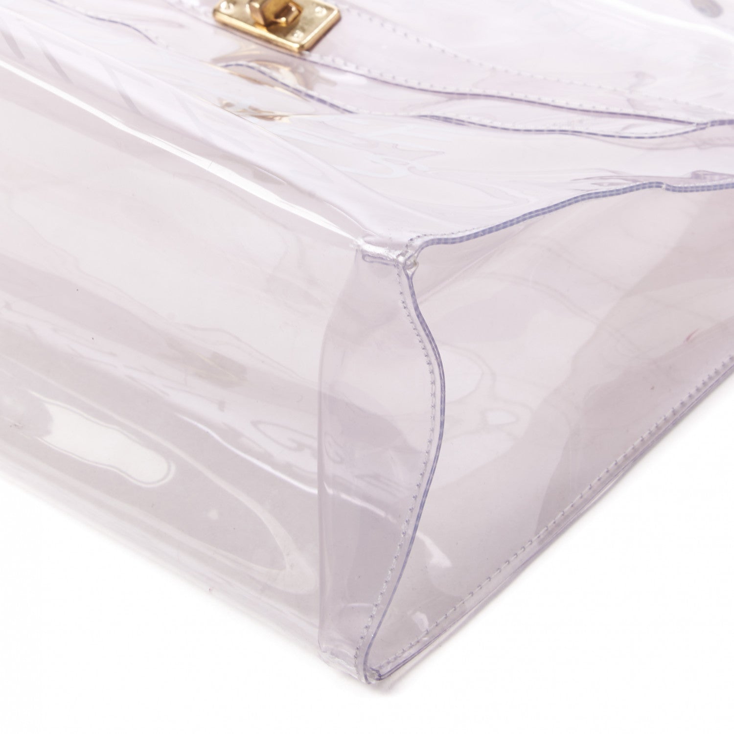 Hermes Vinyl Souvenir De L'Exposition Kelly Transparent 4 of 7