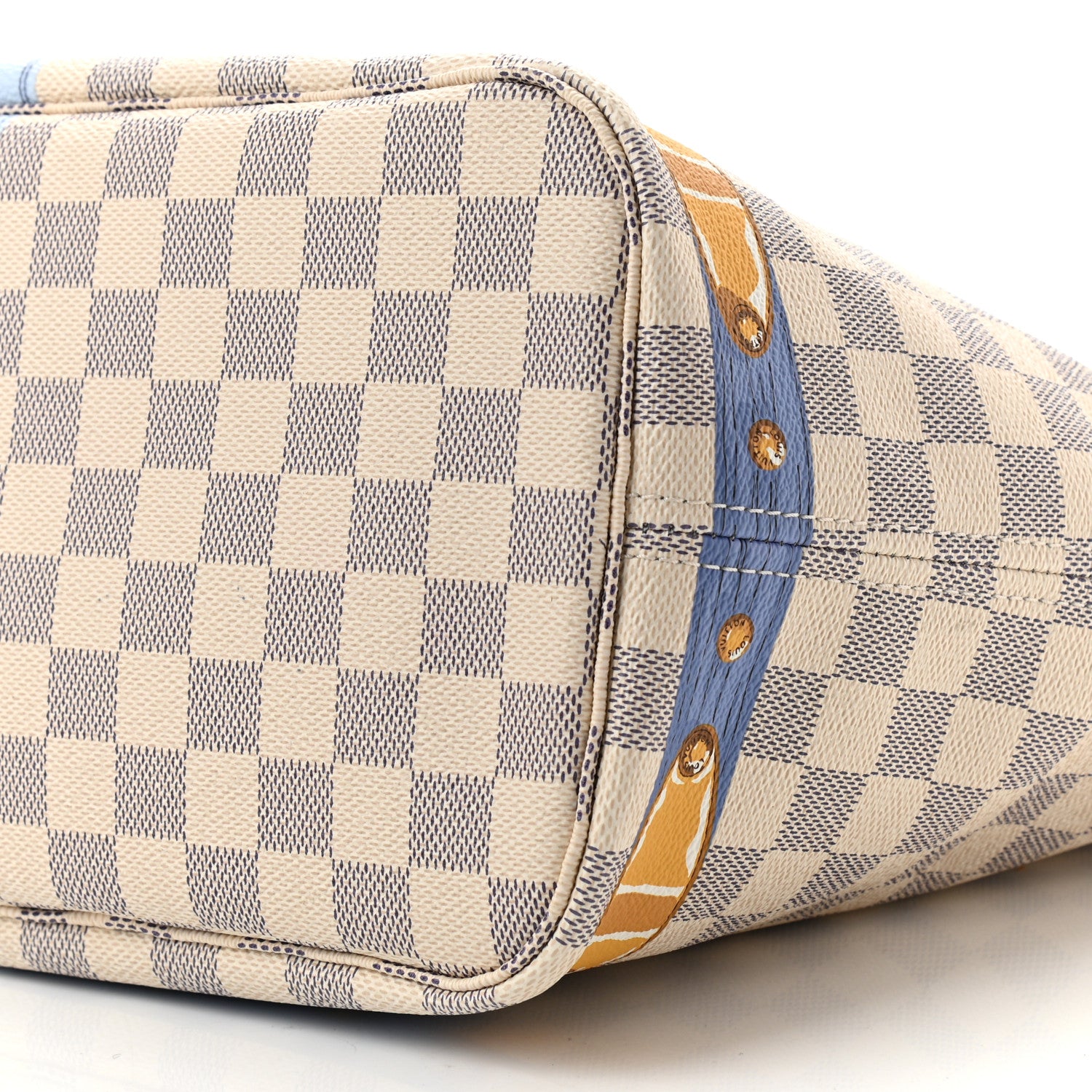 Louis Vuitton Damier Azur Summer Trunks Neo Neverfull MM 11 of 11