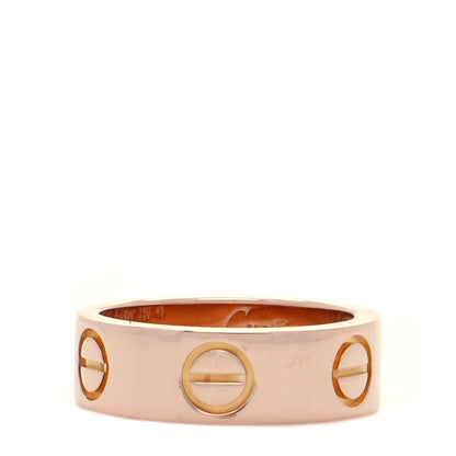 Cartier 18K Pink Gold 5.5mm LOVE Ring 45 3.25 3 of 6