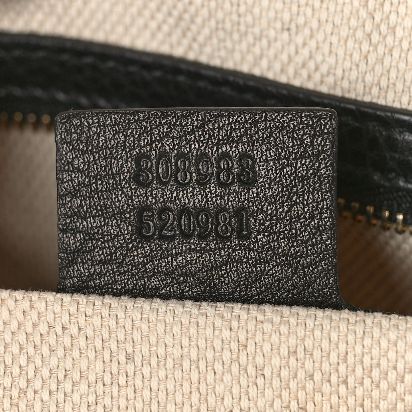 Pebbled Calfskin Small Soho Bowler Black
