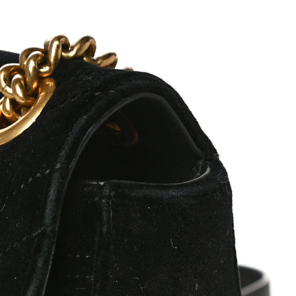 Gucci Velvet Matelasse Mini GG Marmont Shoulder Bag Black 23 of 23