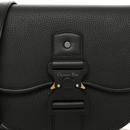 Christian Dior Grained Calfskin Gallop Bag With Strap Black 8 of 15