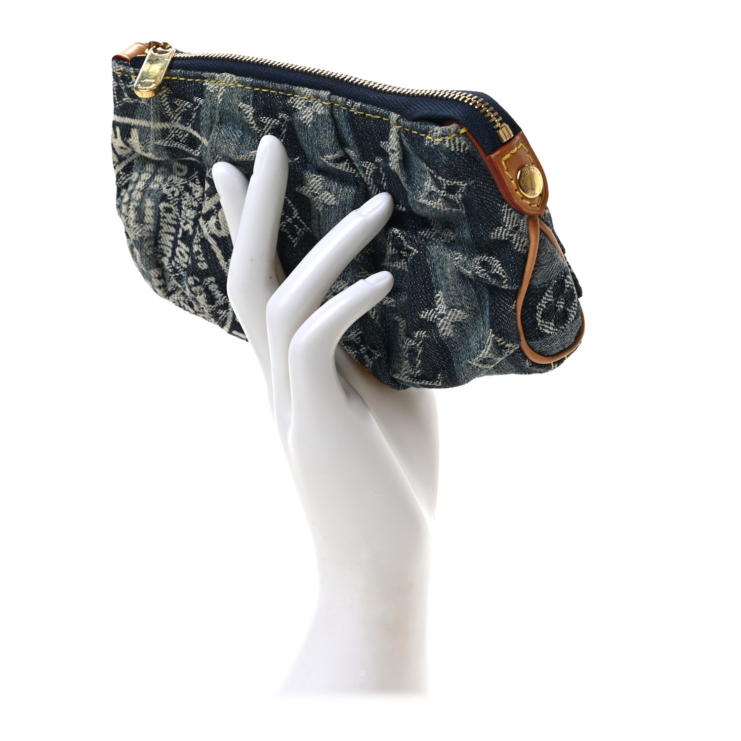 Louis Vuitton Denim Raye Trousse Cosmetic Pouch 2 of 6