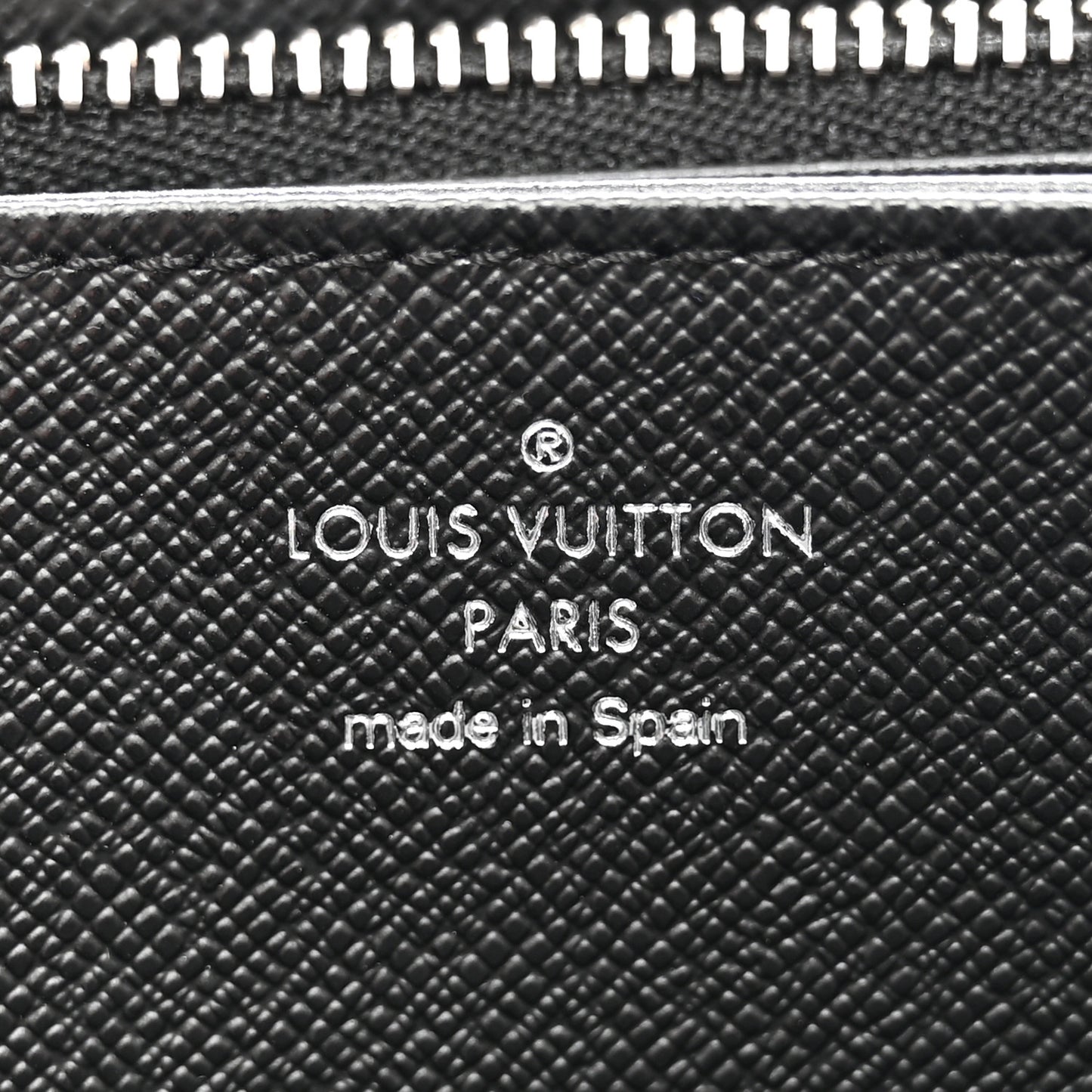 LOUIS VUITTON Denim Monogram Jacquard Zippy Wallet Grey