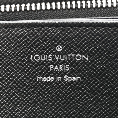 Louis Vuitton LOUIS VUITTON Denim Monogram Jacquard Zippy Wallet Grey 6 of 8