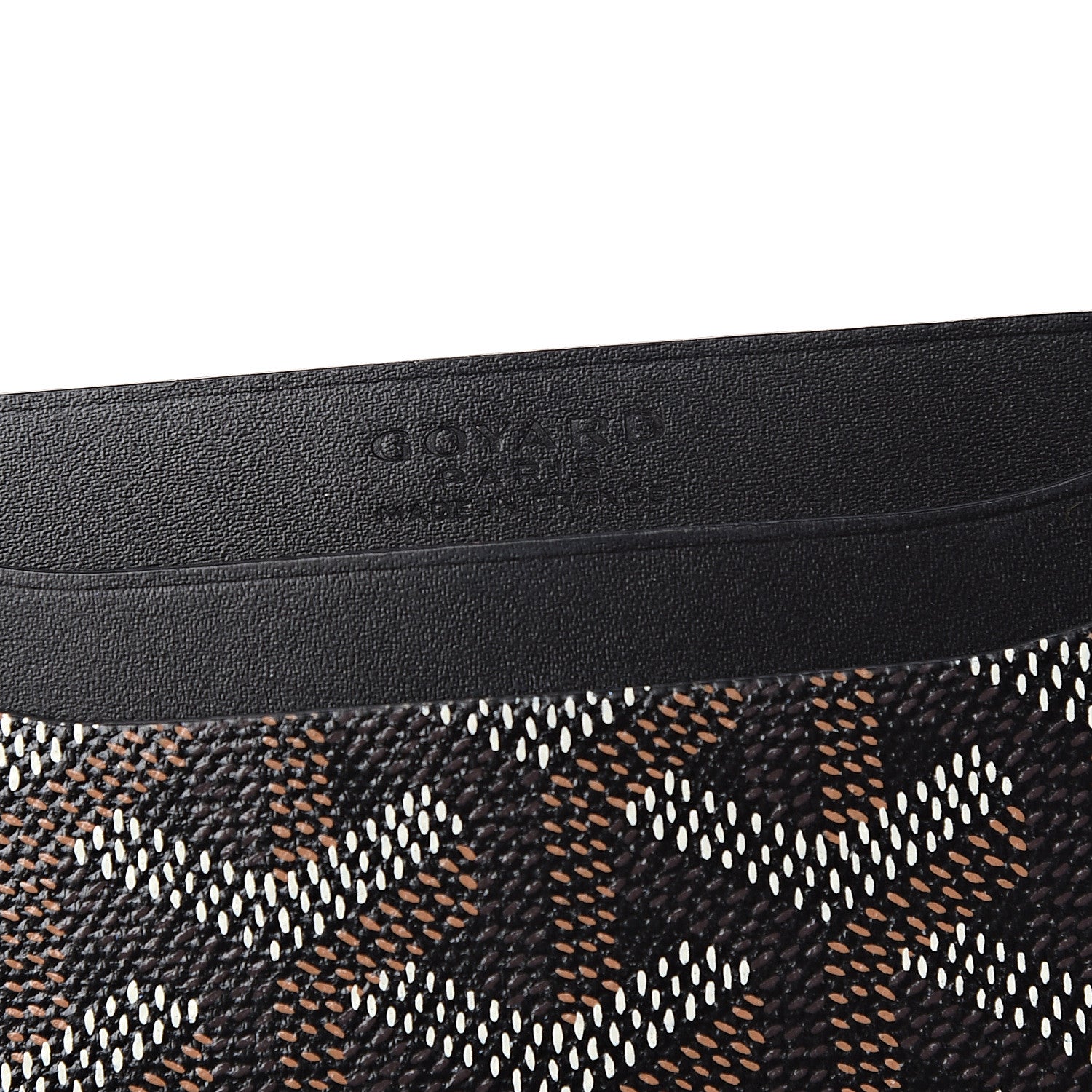 Goyard Goyardine Saint Sulpice Card Holder Black 5 of 6