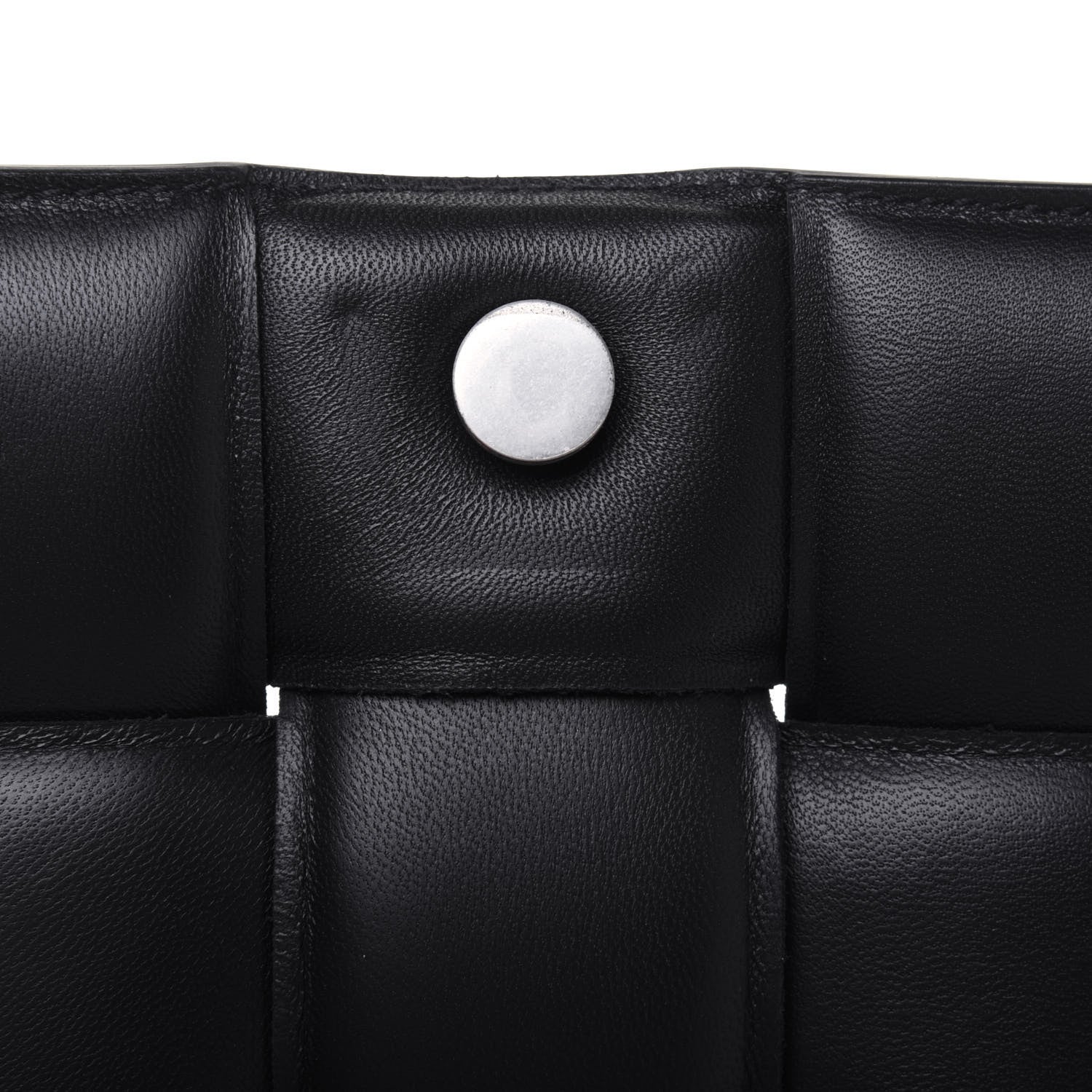 Bottega Veneta Lambskin Maxi Intreccio Padded Chain Cassette Crossbody Bag Black 10 of 14