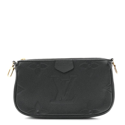 Louis Vuitton Empreinte Monogram Giant Multi Pochette Accessories Small Pochette Black 1 of 6