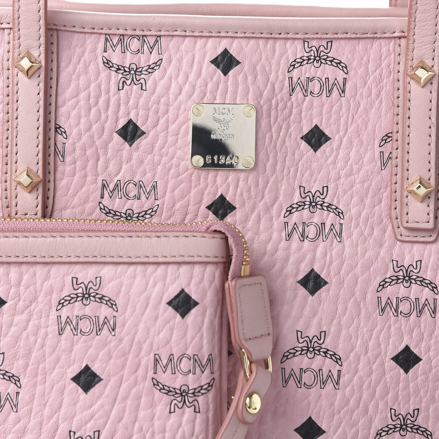 Visetos Medium Anya Shopper Tote Light Pink