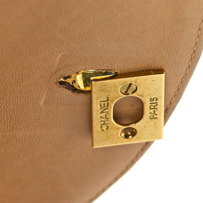 Chanel Lambskin Quilted Backpack Beige 10 of 12
