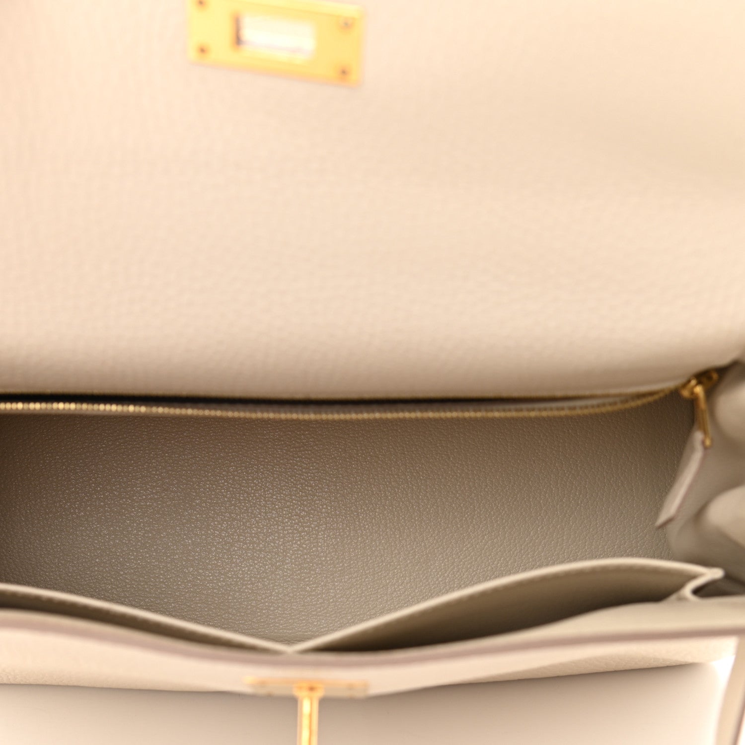 Hermes Taurillon Clemence Kelly Retourne 28 Craie 5 of 11