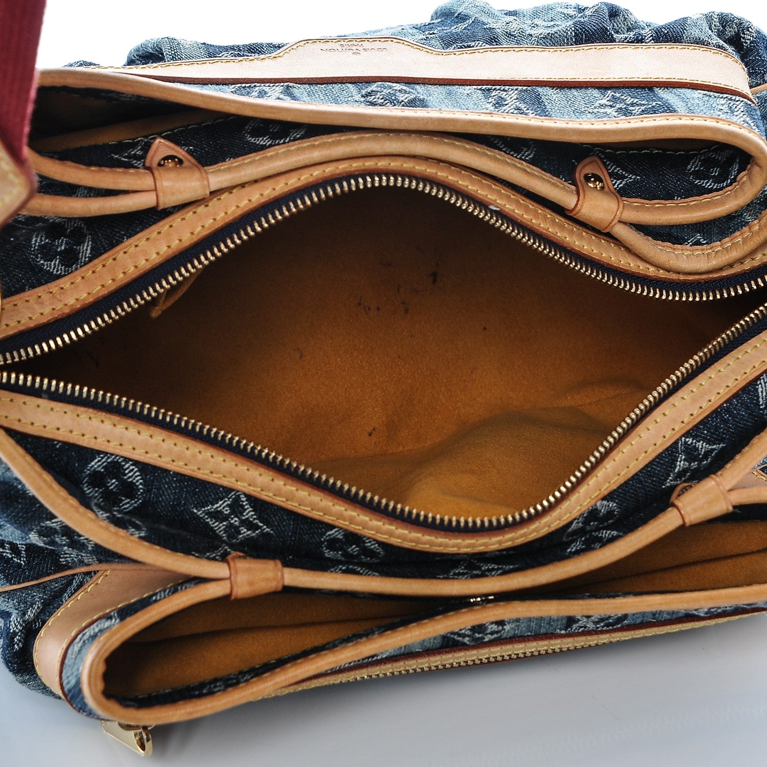 Louis Vuitton Denim Raye Porte Epaule MM 8 of 10