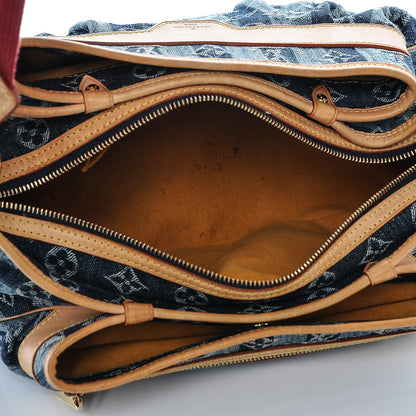 Louis Vuitton Denim Raye Porte Epaule MM 8 of 10