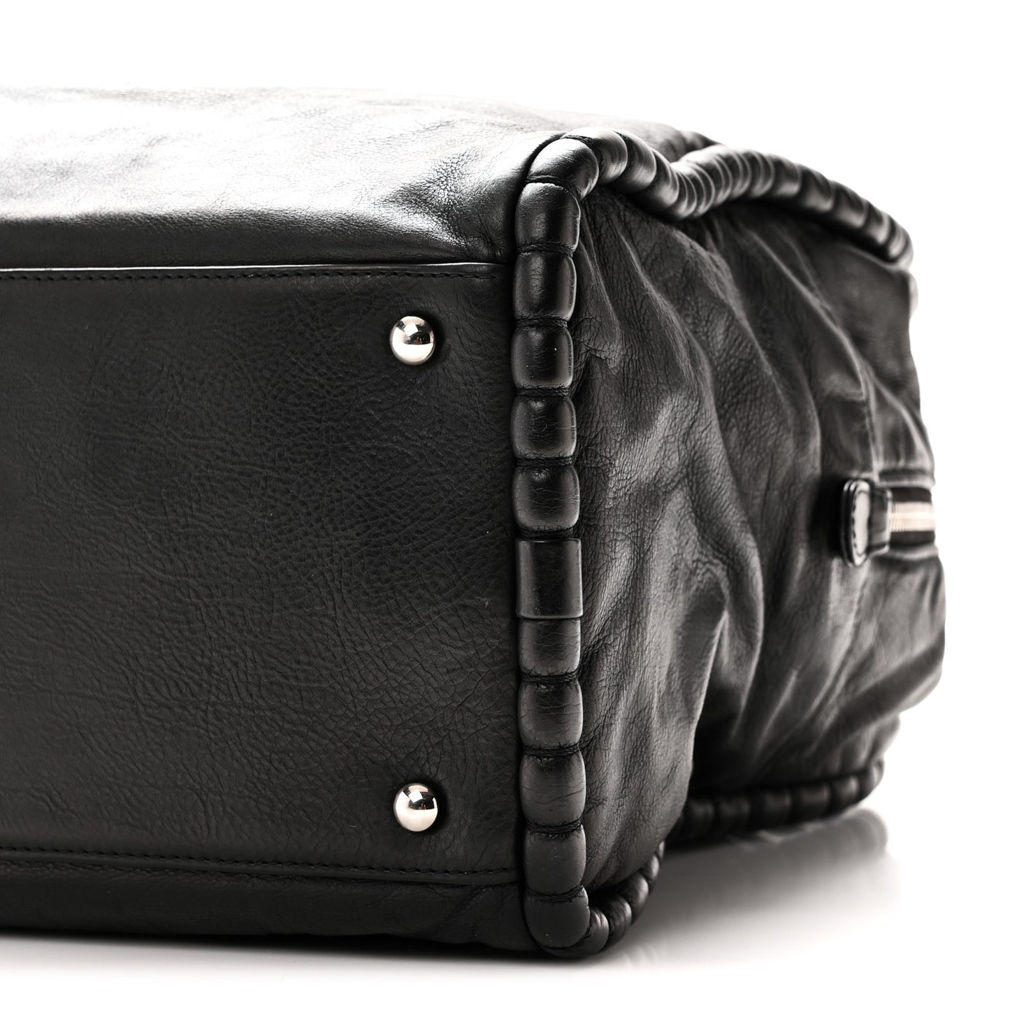 Calfskin On the Bund Tote Black