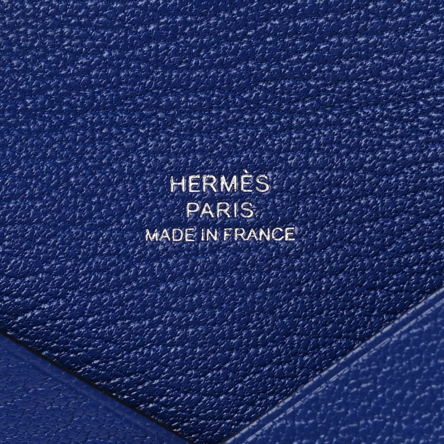 Chevre Mysore Calvi Card Case Bleu Electrique