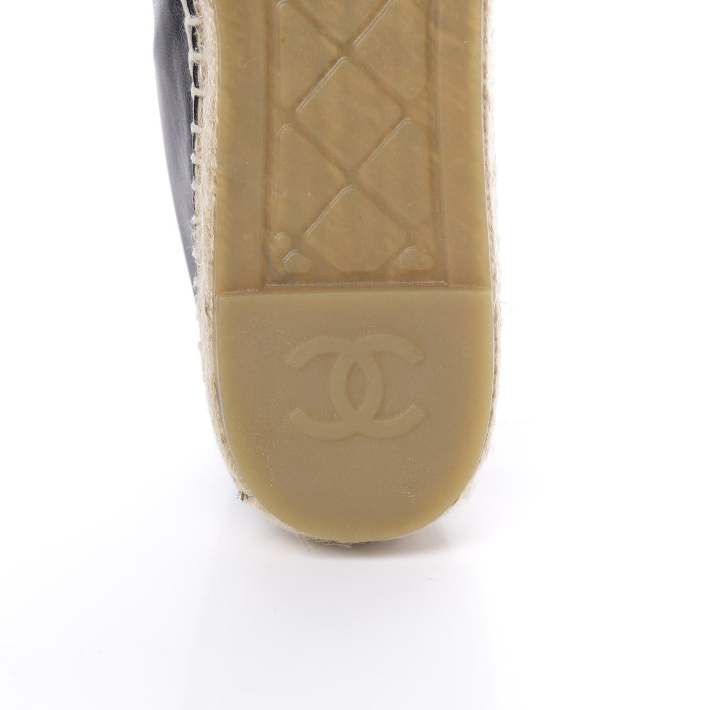 Lambskin CC Espadrilles 40 Black