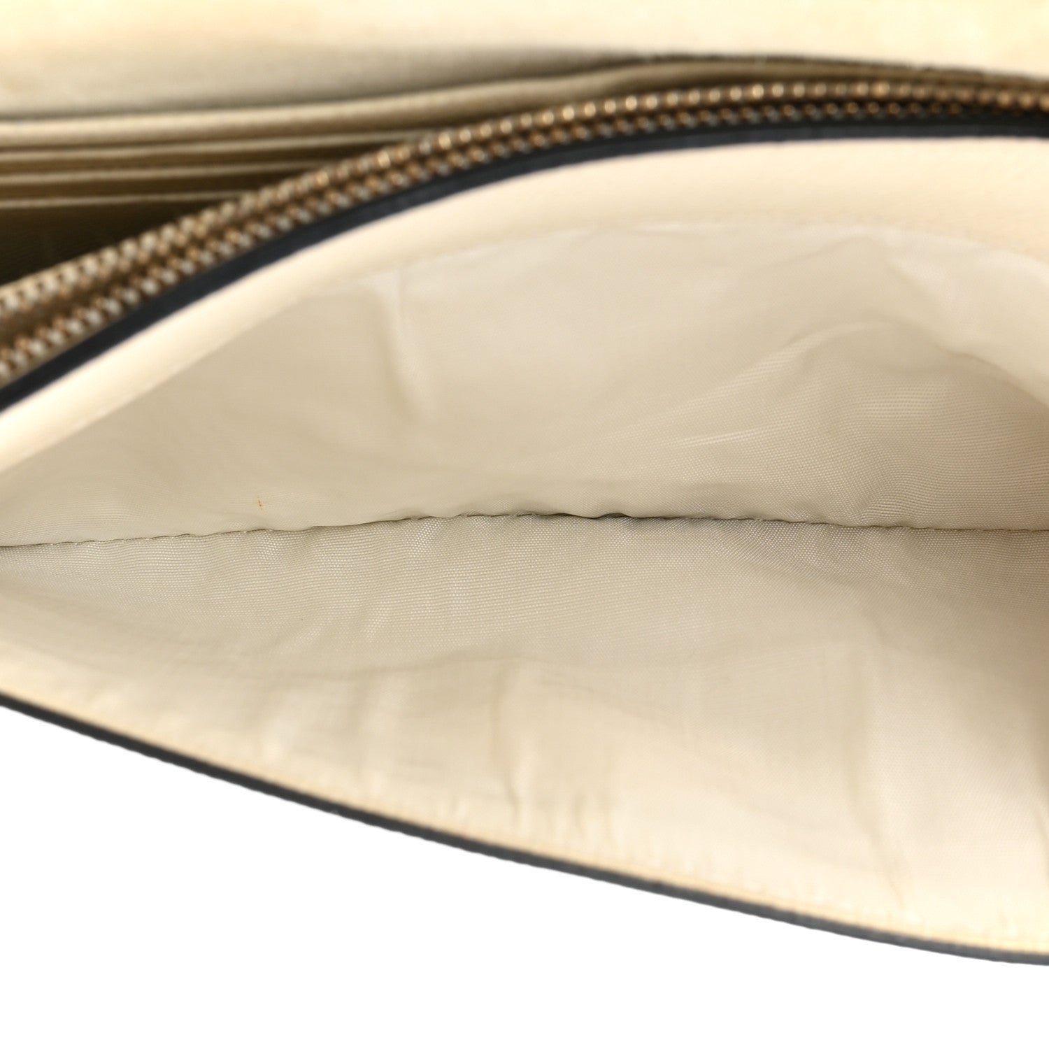 Christian Dior Grained Calfskin Saddle Chain Pouch Off White 5 of 22