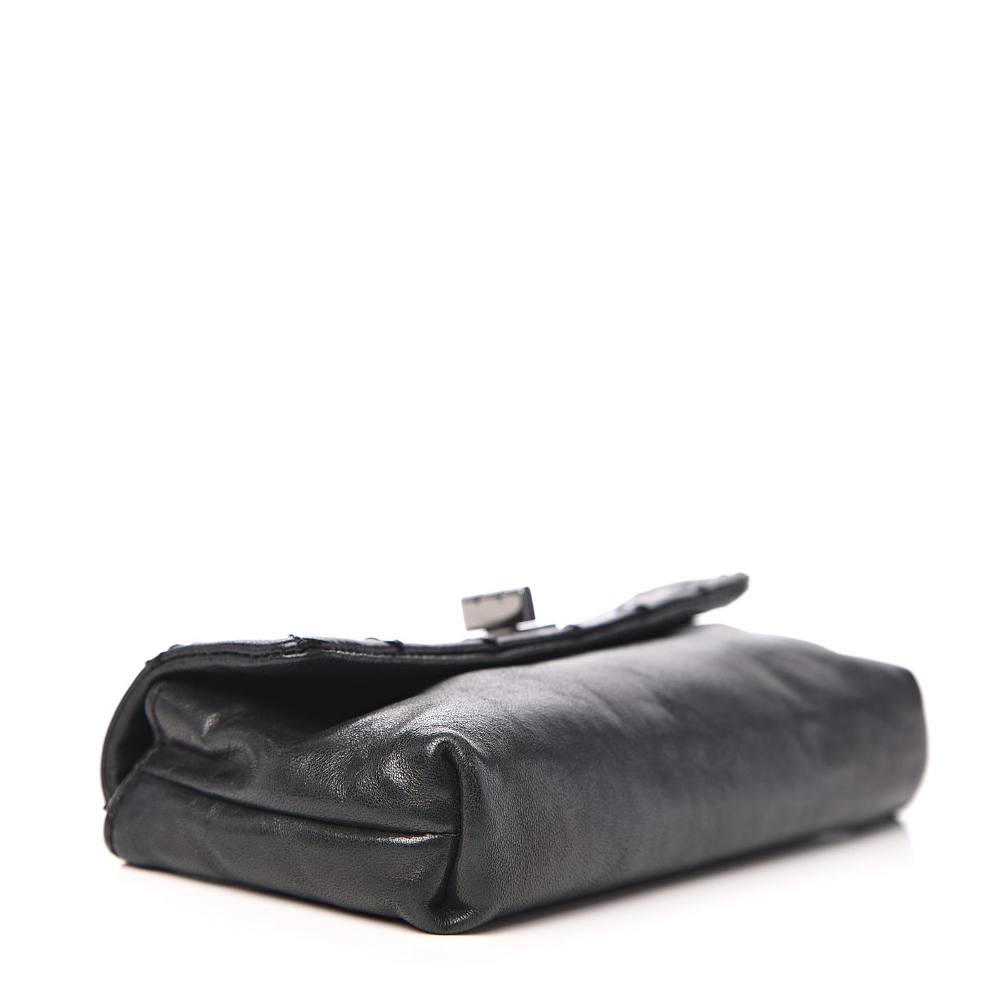 Lambskin Quilted 2.55 Reissue Pouch Black