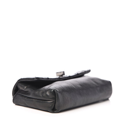 Chanel Lambskin Quilted 2.55 Reissue Pouch Black 3 of 10