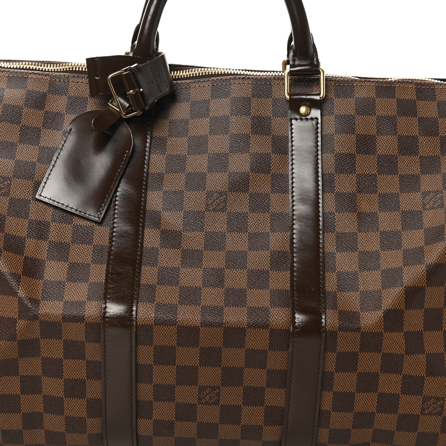 Louis Vuitton Damier Ebene Keepall 50 7 of 12