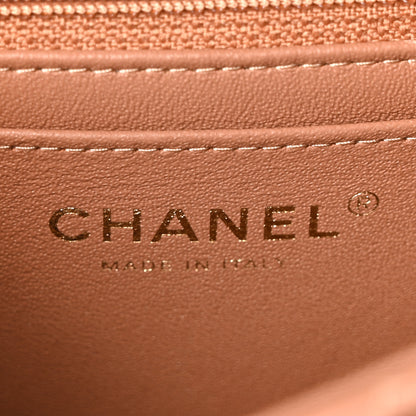 Chanel Lambskin Quilted Mini Rectangular Flap Brown 5 of 10