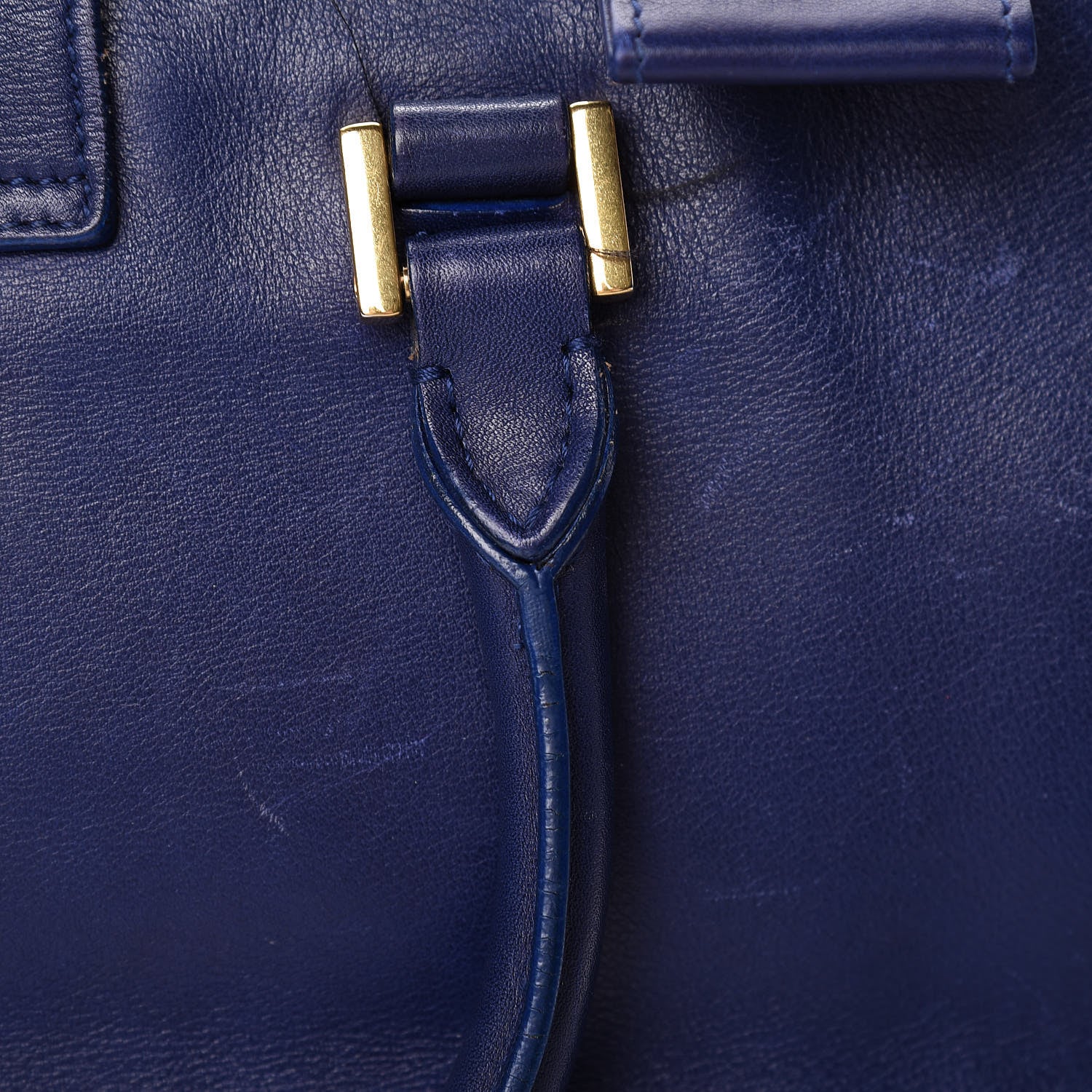 Saint Laurent Calfskin Small Classic Y Cabas Royal Blue 31 of 31