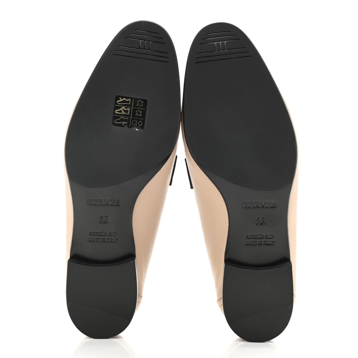 Hermes Goatskin Womens Royal Loafers 35 Multicolor 5 of 9