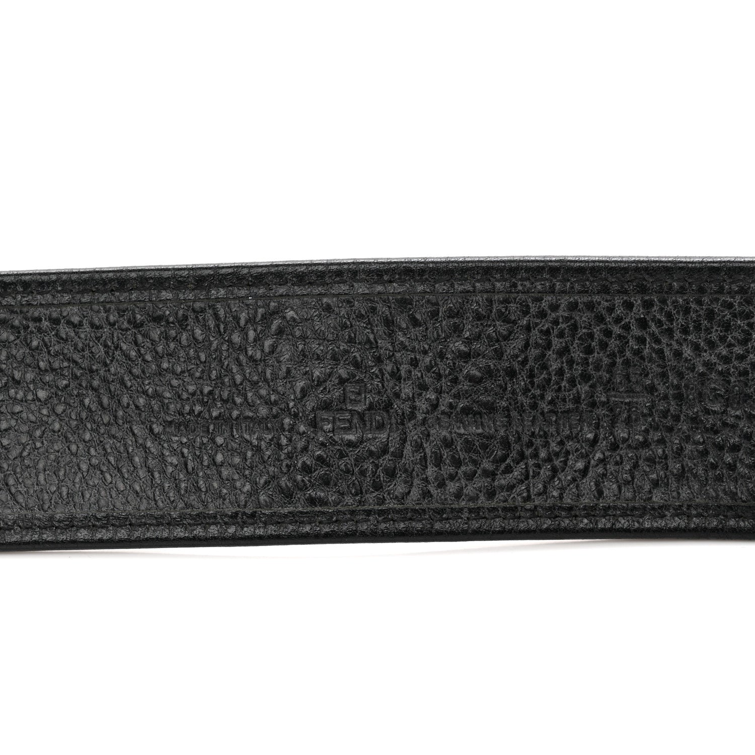 Fendi Pony Hair Leopard Belt 65 26 Black 3 of 7
