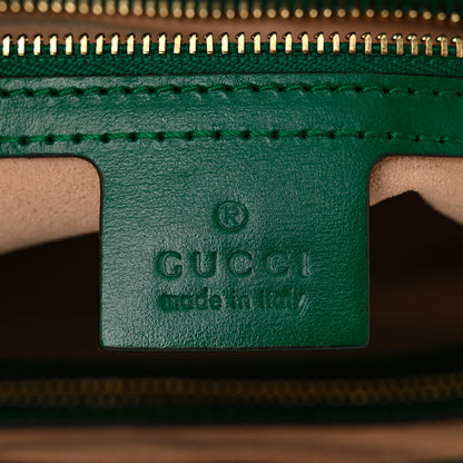 Gucci Boarded Plutone Calfskin Medium Jackie 1961 Tote Emerald 6 of 10