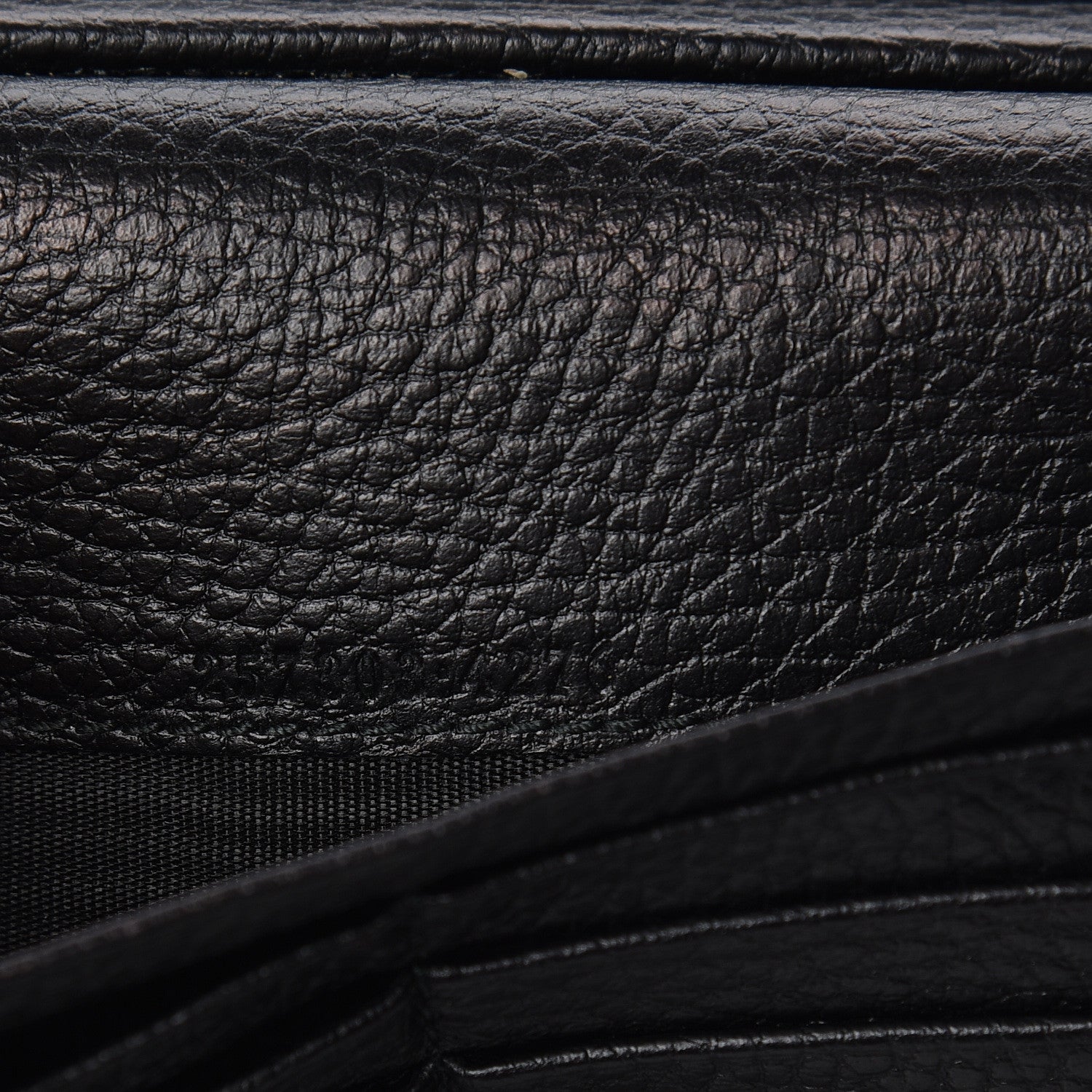 Gucci Crystal Monogram Dollar Calfskin Continental Flap Wallet Light Cherry Black 7 of 8