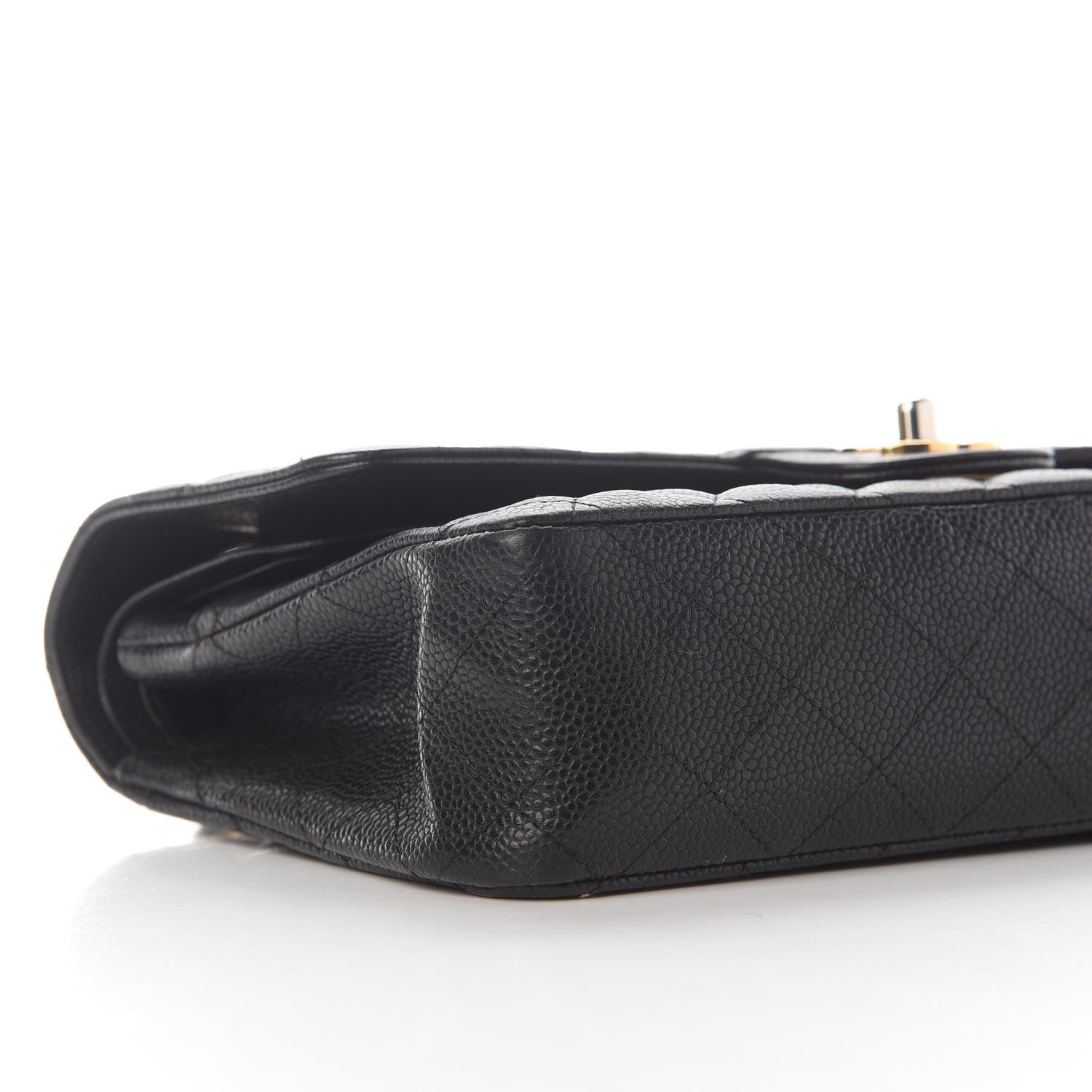 Chanel Caviar Quilted Medium Double Flap Black 8 of 12