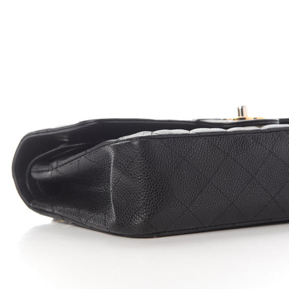 Chanel Caviar Quilted Medium Double Flap Black 8 of 12