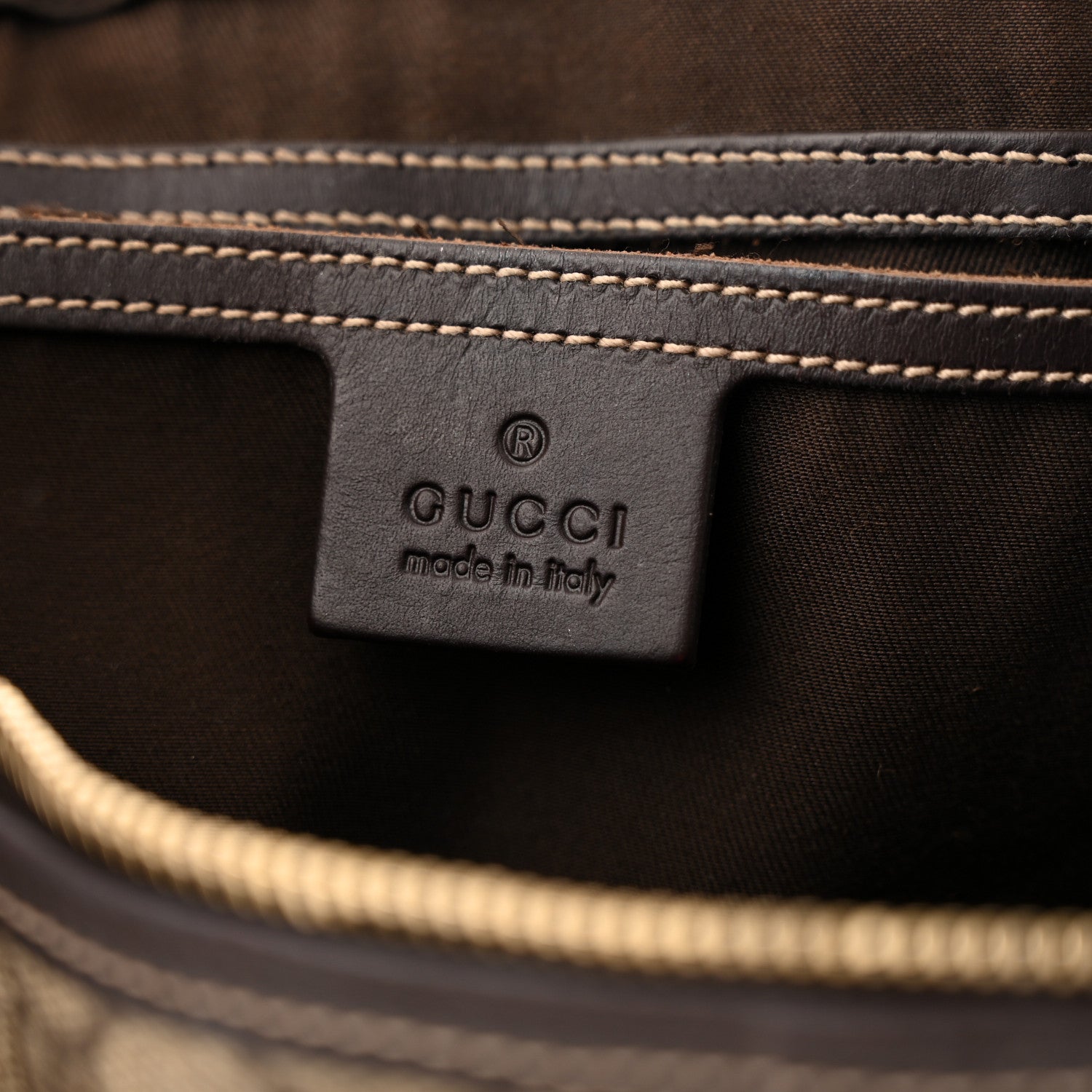 Gucci GG Plus Monogram Web Medium Joy Boston Dark Brown 6 of 12