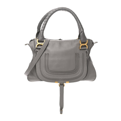 Chloe Calfskin Medium Marcie Satchel Cashmere Grey 1 of 15